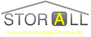 Stor-All logo with roof design